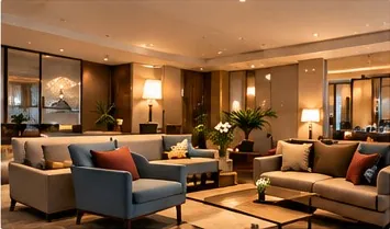 Hotel lobby and guest connectivity environment